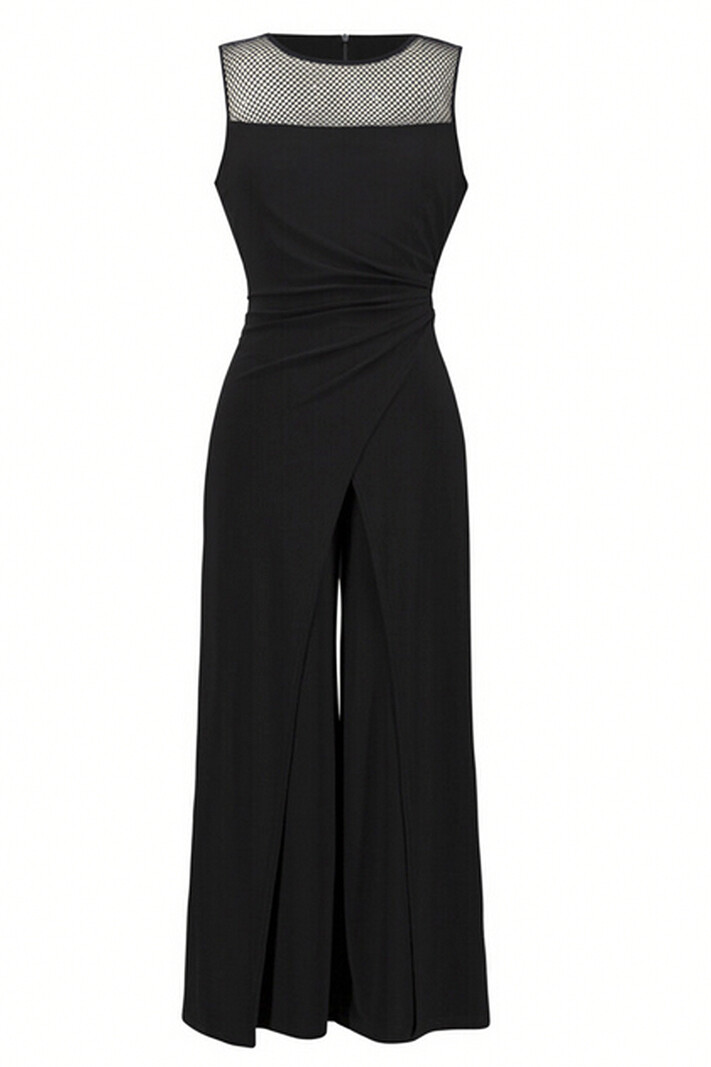 JOSEPH RIBKOFF Joseph Ribkoff jumpsuit with glitter top BLACK