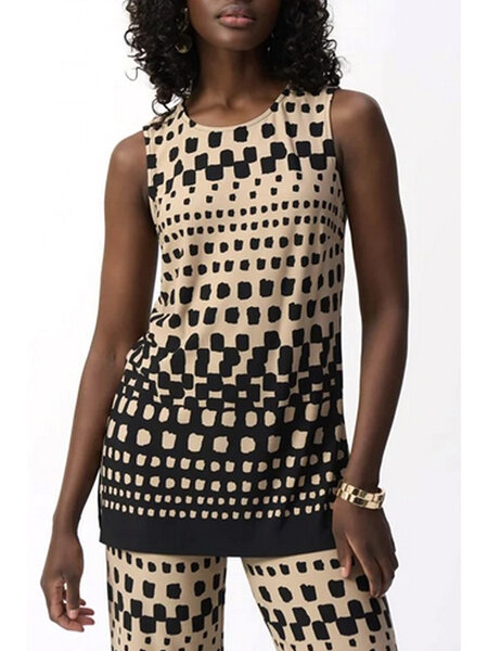 JOSEPH RIBKOFF Joseph Ribkoff top met print BEIGE