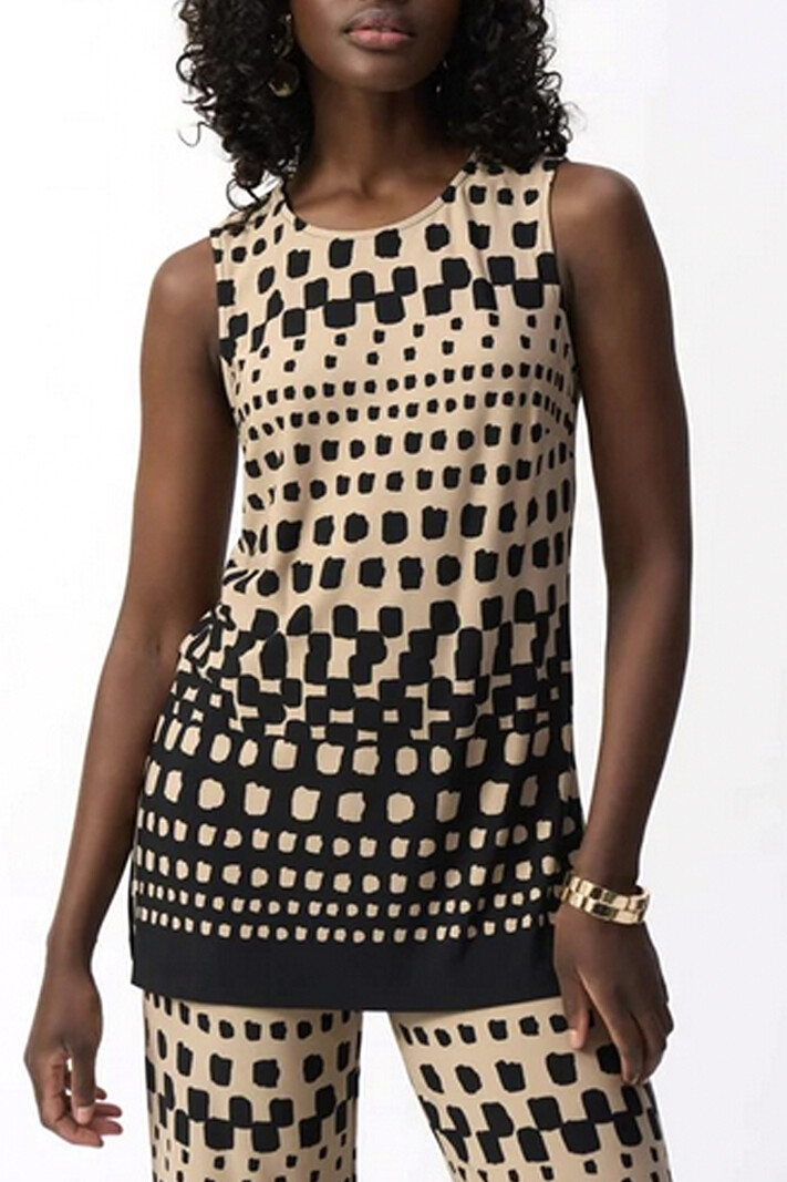 JOSEPH RIBKOFF Joseph Ribkoff top met print BEIGE