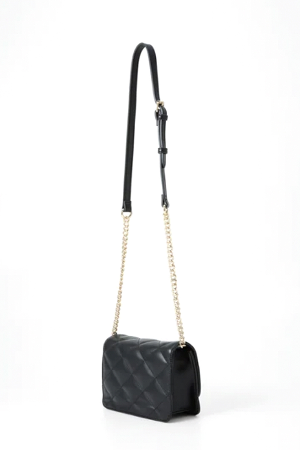 TWINSET Twinset Audrey bag met gouden logo ZWART