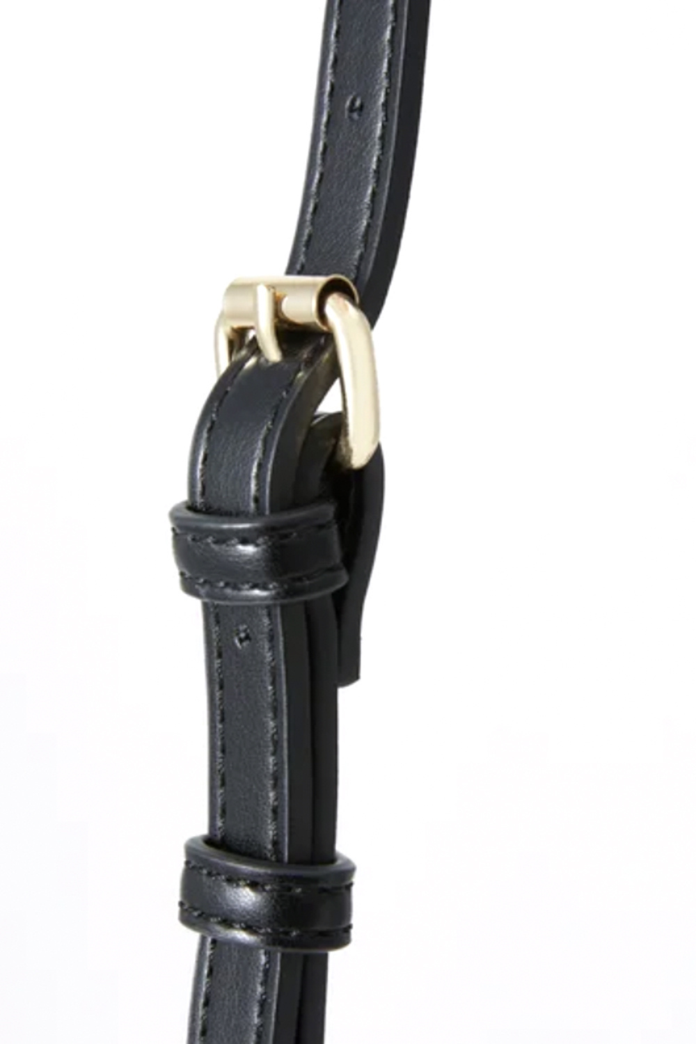 TWINSET Twinset Audrey bag met gouden logo ZWART