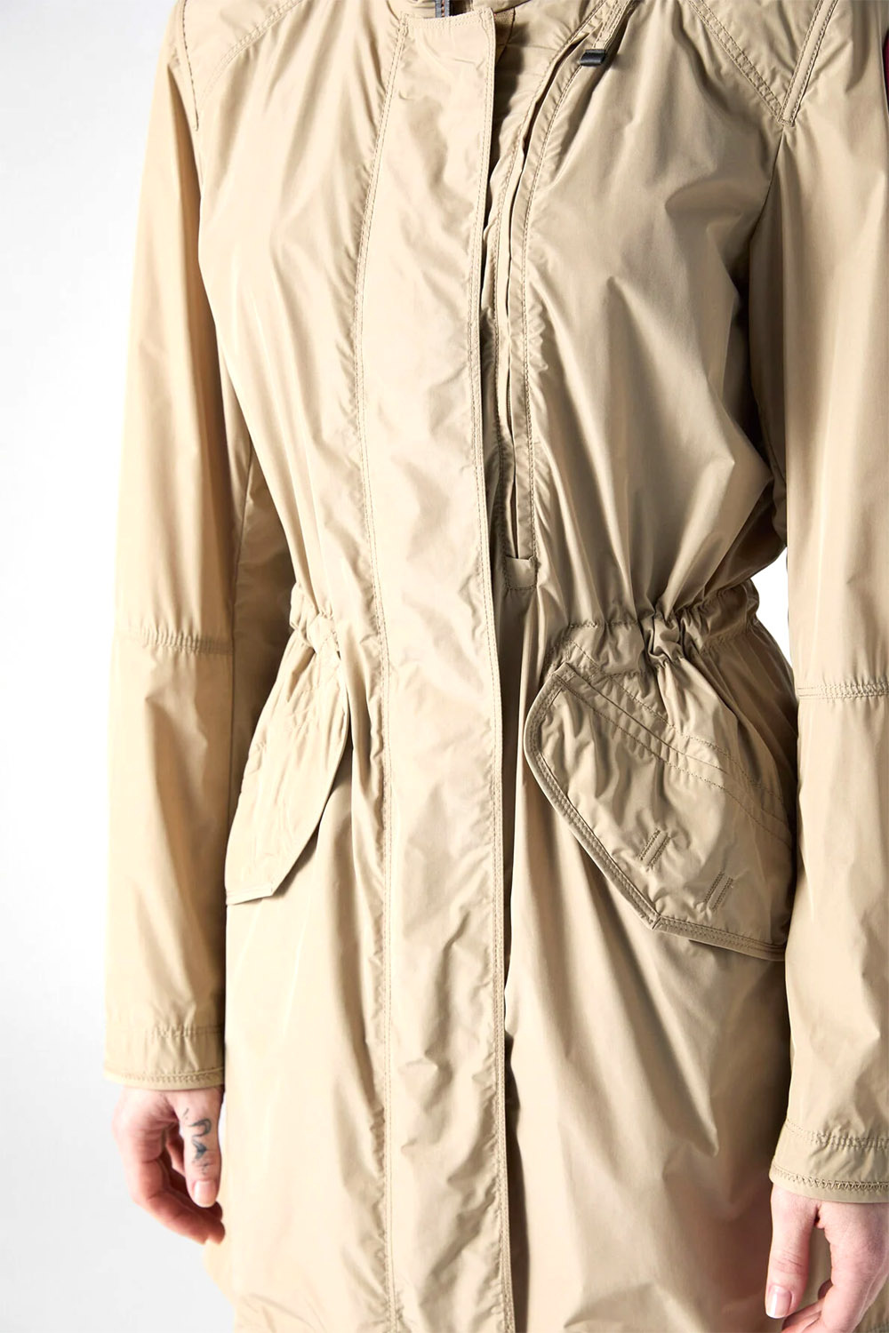 PARAJUMPERS Parajumpers Tank spring hooded Parka dark blue / BLACK