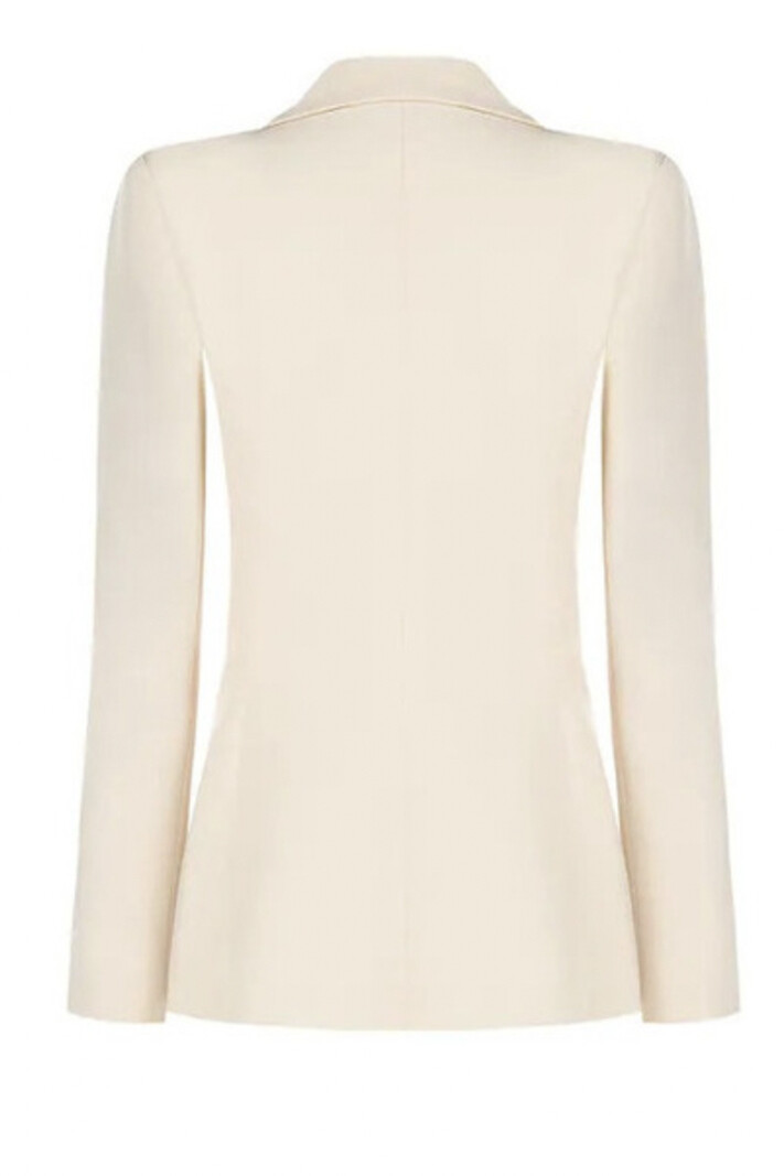 RINASCIMENTO RC colbertjas / blazer met knoop goud BEIGE
