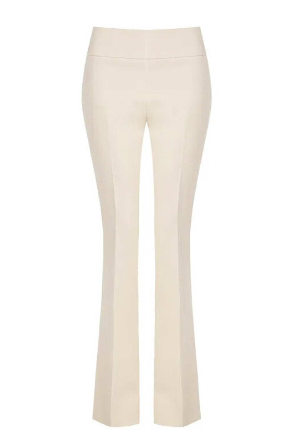 RINASCIMENTO RC flaired trousers with zip side BEIGE