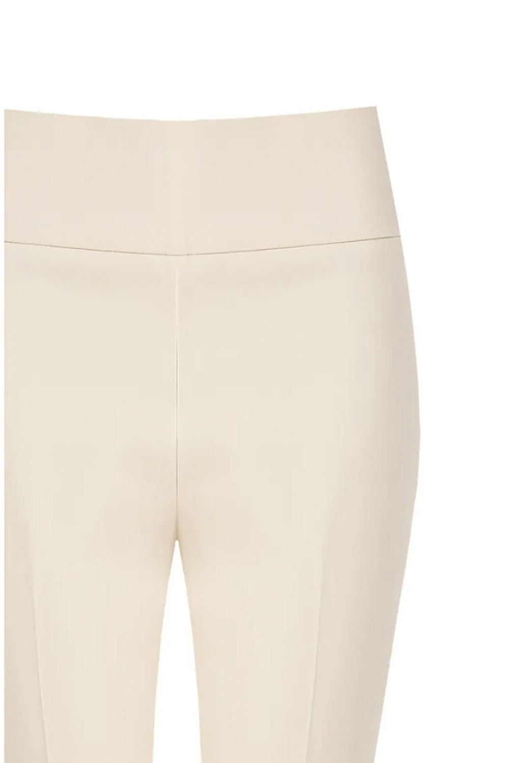 RINASCIMENTO RC flaired trousers with zip side BEIGE