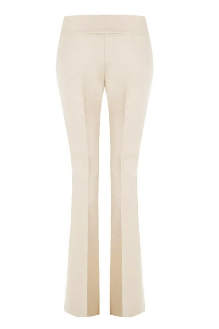 RINASCIMENTO RC flaired broek met rits zijkant BEIGE
