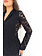 JOSEPH RIBKOFF Joseph Ribkoff Floral lace blazer BLACK