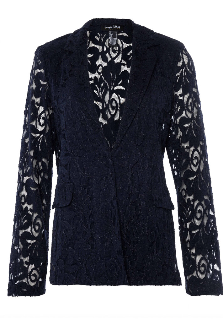 JOSEPH RIBKOFF Joseph Ribkoff Floral lace blazer BLACK