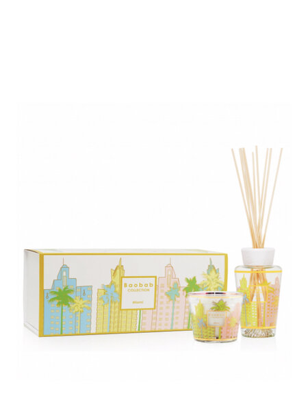 BAOBAB COLLECTION Baobab Collection gift box my first Baobab MIAMI Candle + Diffuser