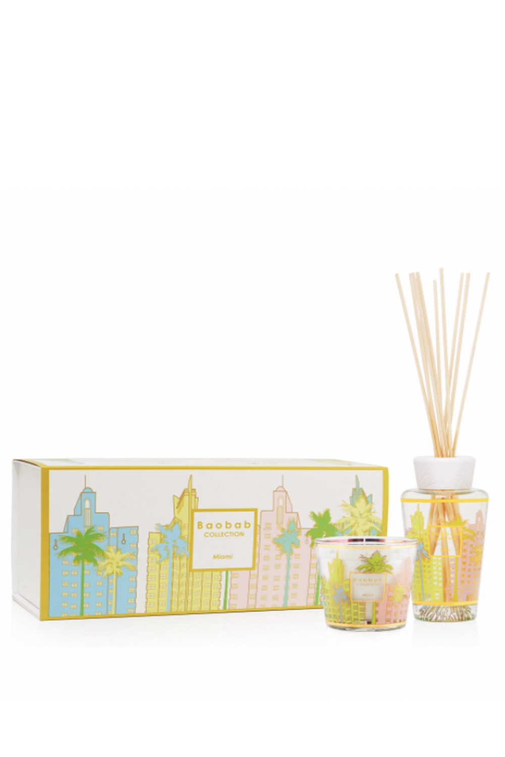 BAOBAB COLLECTION Baobab Collection gift box my first Baobab MIAMI Candle + Diffuser