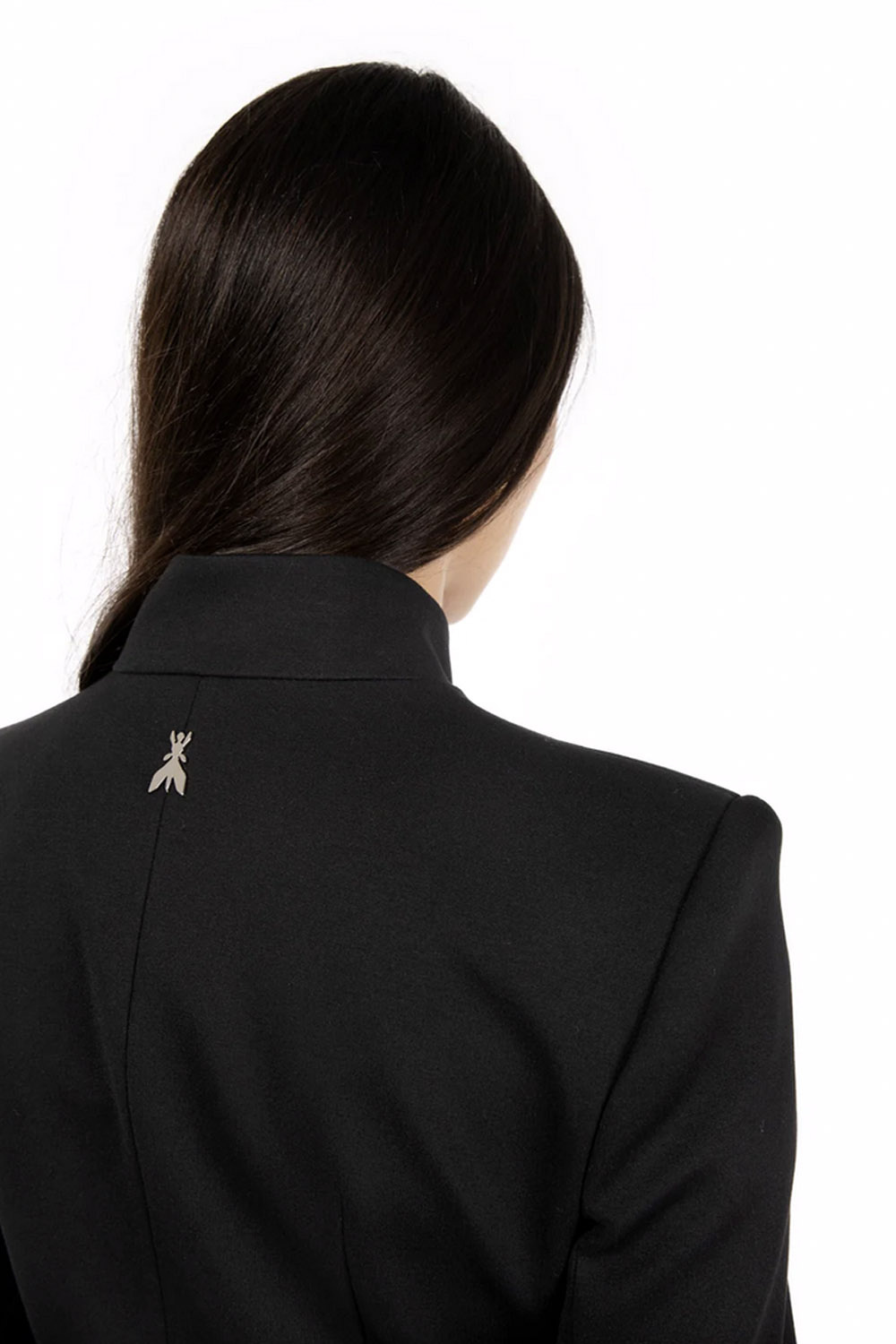 PATRIZIA PEPE Patrizia Pepe military jacket/blazer with many buttons on the front BLACK