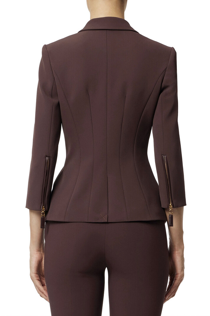 ELISABETTA FRANCHI Elisabetta Franchi colbert / blazer dubbele knopen Merlot / Bordeau ROOD
