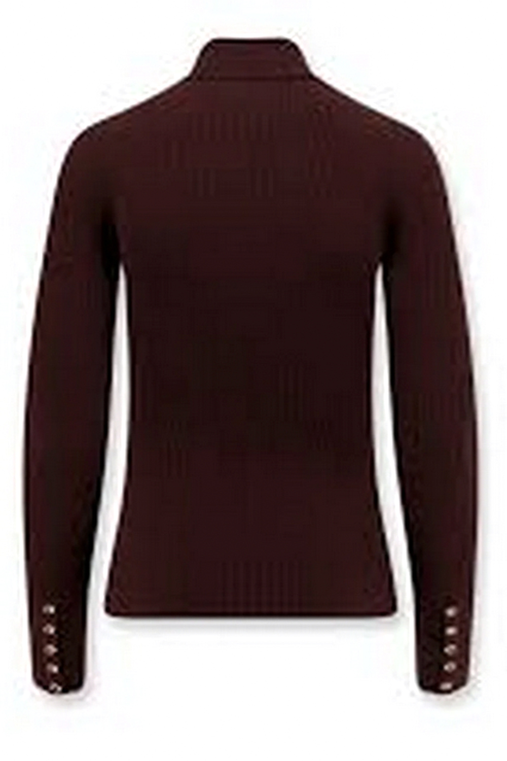 ELISABETTA FRANCHI Elisabetta Franchi turtleneck with breast pocket Merlot Bordeaux RED