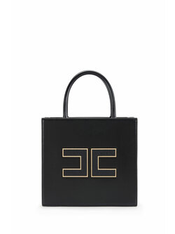 ELISABETTA FRANCHI Elisabetta Franchi small handbag with logo Nero / BLACK