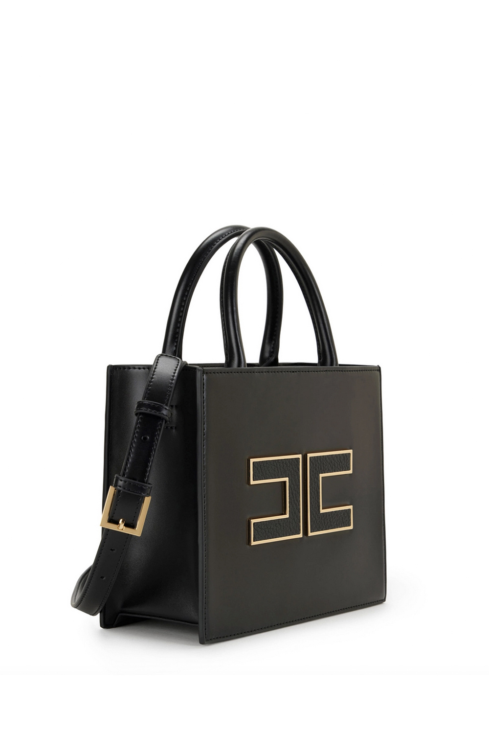 ELISABETTA FRANCHI Elisabetta Franchi small handbag with logo Nero / BLACK