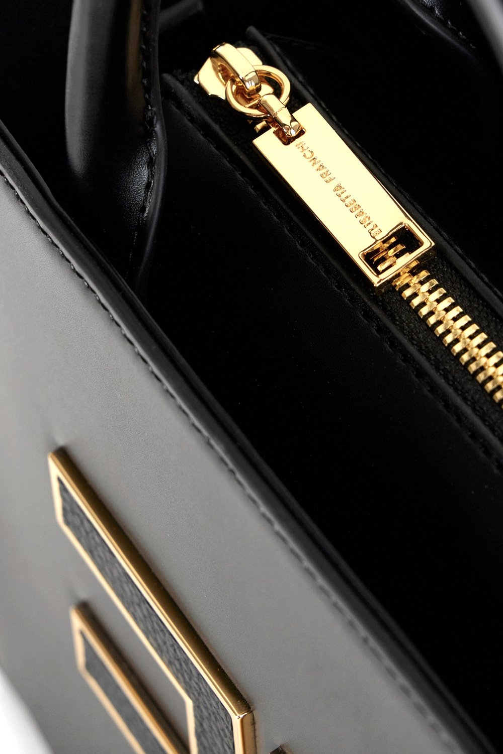 ELISABETTA FRANCHI Elisabetta Franchi small handbag with logo Nero / BLACK