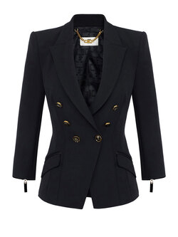 ELISABETTA FRANCHI Elisabetta Franchi double-breasted jacket / blazer Nero / BLACK