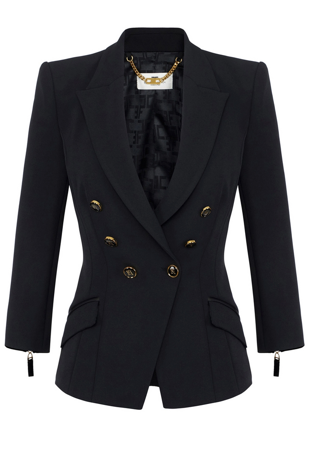 ELISABETTA FRANCHI Elisabetta Franchi double-breasted jacket / blazer Nero / BLACK