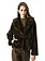 RINASCIMENTO RC fake-fur winterjas Chocolade BRUIN