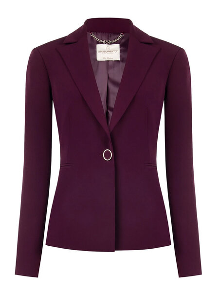 RINASCIMENTO Rinascimento blazer jas / colbert met een knoop in taille BORDEAUX ROOD