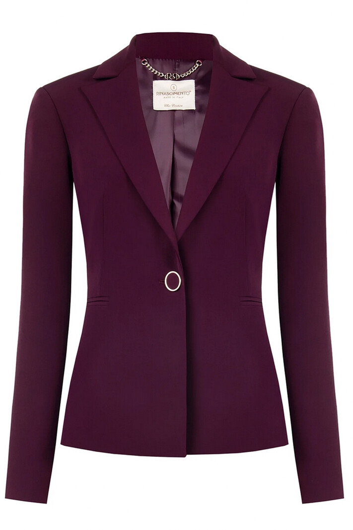 RINASCIMENTO Rinascimento blazer jas / colbert met een knoop in taille BORDEAUX ROOD