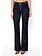 PATRIZIA PEPE Patrizia pepe bootcut jeans / denim met rits en zilver logo donker BLAUW