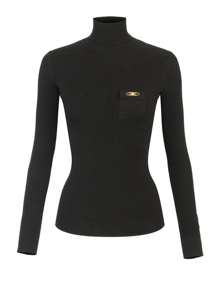 ELISABETTA FRANCHI Elisabetta Franchi coltrui met borstzakje Nero / ZWART