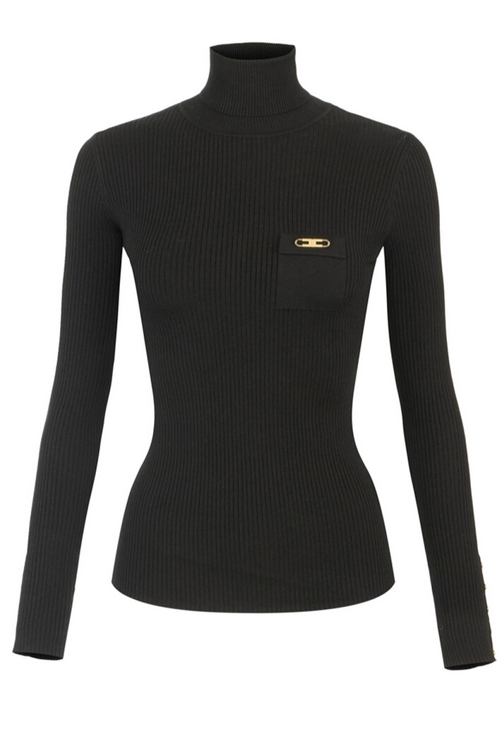 ELISABETTA FRANCHI Elisabetta Franchi coltrui met borstzakje Nero / ZWART