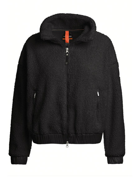 PARAJUMPERS Parajumpers Sori sweater / vest met rits en zakken  ZWART