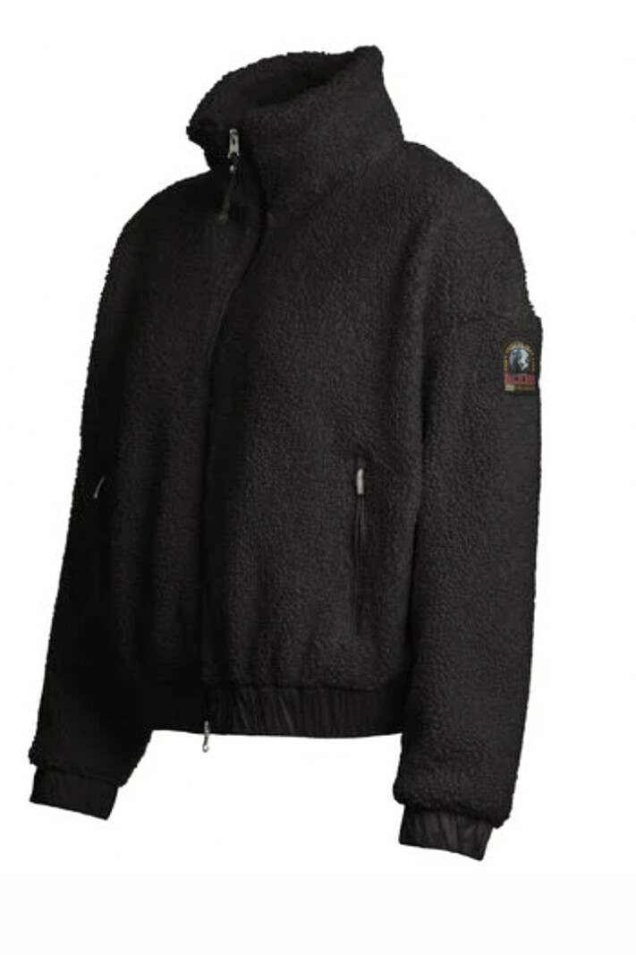 PARAJUMPERS Parajumpers Sori sweater/cardigan with zip and pockets  BLACK