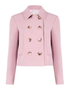 RINASCIMENTO Rinascimento short jacket with buttons mauve / PINK
