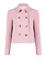 RINASCIMENTO Rinascimento short jacket with buttons mauve / PINK
