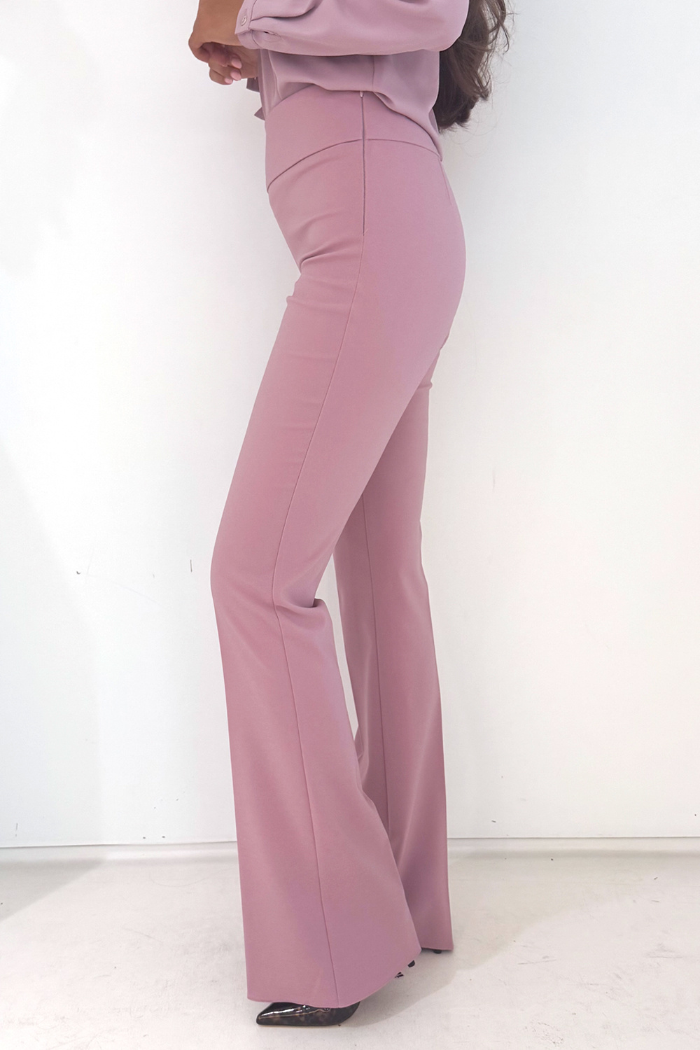 RINASCIMENTO Rinascimento wide trousers mauve / PINK