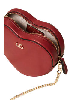 TWINSET Twinset mini crossbody Love-Bag tas  hart gevormd ROOD