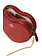 TWINSET Twinset mini crossbody tas hart gevormd ROOD