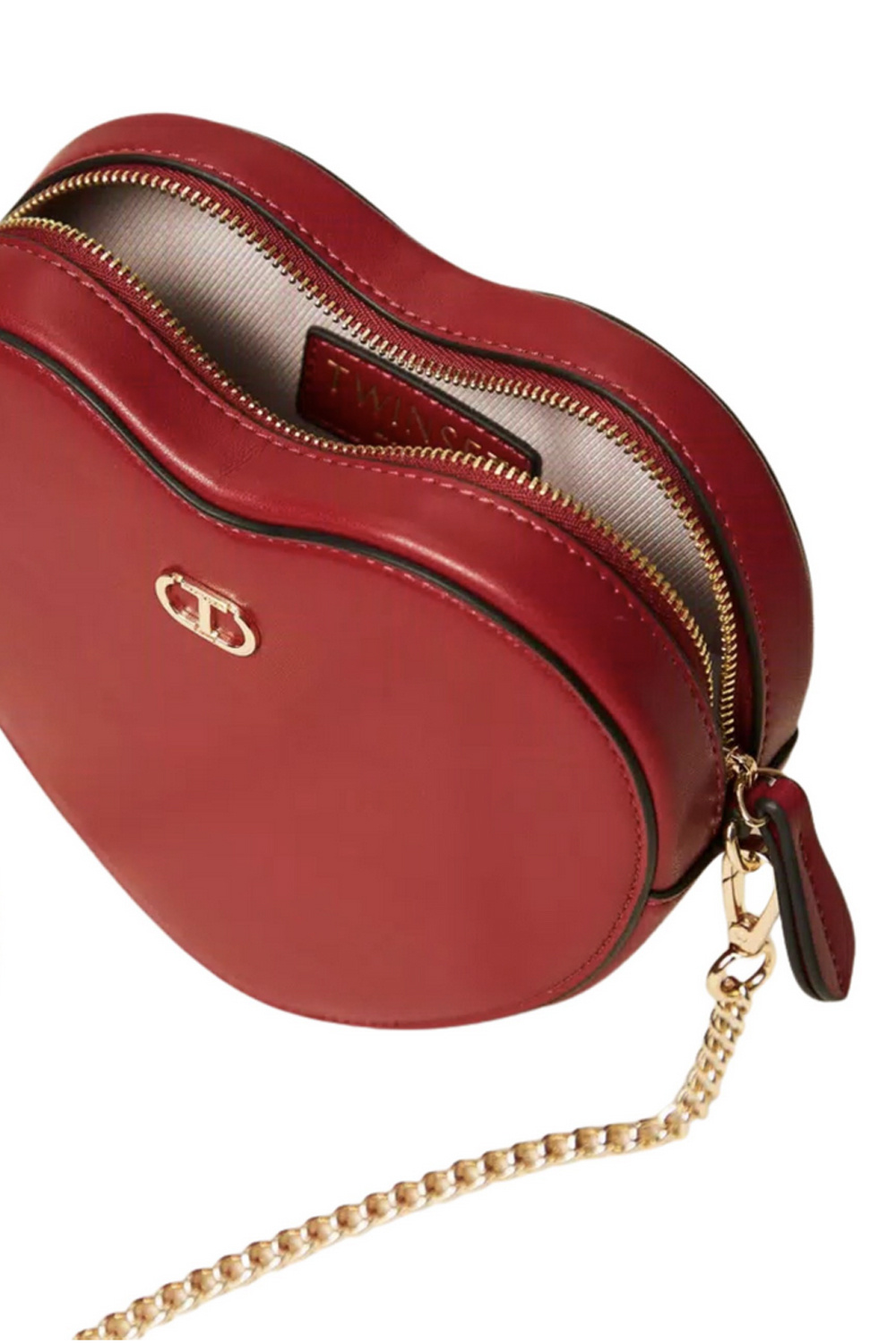 TWINSET Twinset mini crossbody bag heart shaped RED
