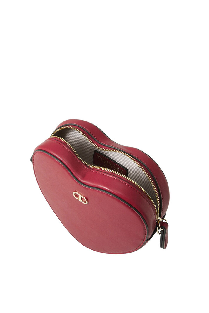 TWINSET Twinset mini crossbody bag heart shaped RED