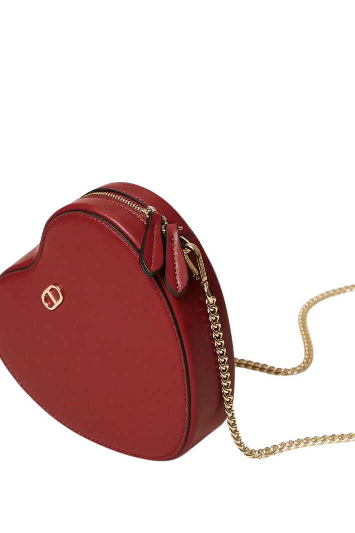 TWINSET Twinset mini crossbody tas hart gevormd ROOD
