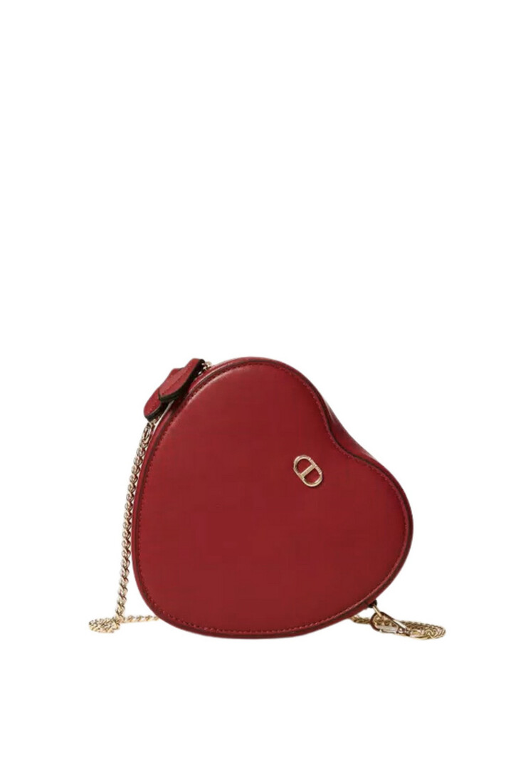 TWINSET Twinset mini crossbody tas hart gevormd ROOD