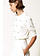 TWINSET Twinset top / angora jumper with rhinestones, cream WHITE