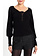 TWINSET Twinset jumper/top with V-neck and lace at the neckline  BLACK