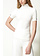 TWINSET Twinset knitted top with turtleneck and logo cream WHITE