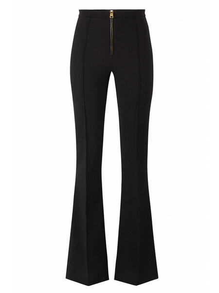 ELISABETTA FRANCHI Elisabetta Franchi flared trousers with zip at the front nero / BLACK
