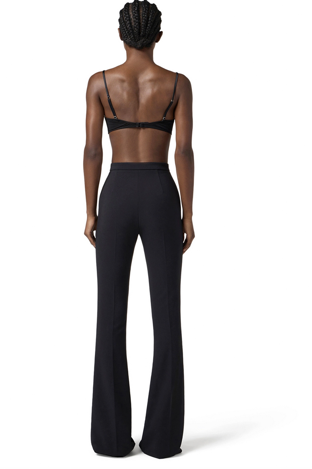 ELISABETTA FRANCHI Elisabetta Franchi flared trousers with zip at the front nero / BLACK
