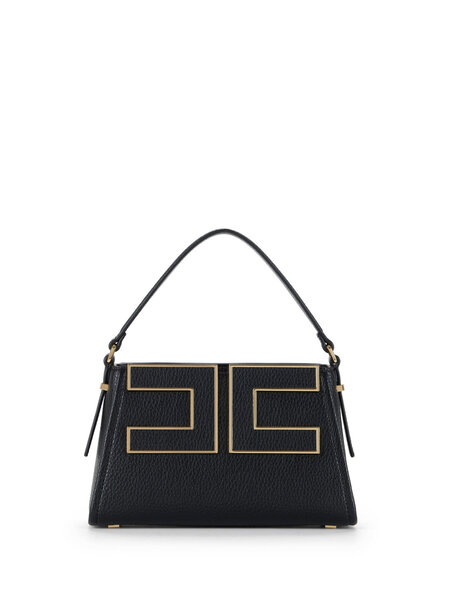 ELISABETTA FRANCHI Elisabetta Franchi small handbag / bag with logo in gold nero / BLACK