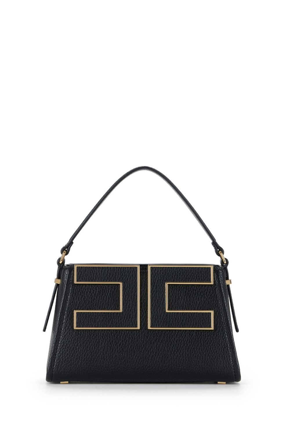 ELISABETTA FRANCHI Elisabetta Franchi small handbag / bag with logo in gold nero / BLACK