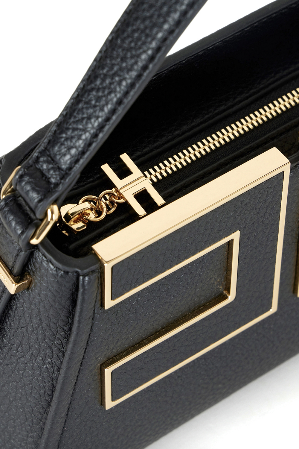 ELISABETTA FRANCHI Elisabetta Franchi small handbag / bag with logo in gold nero / BLACK