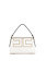 ELISABETTA FRANCHI Elisabetta Franchi small handbag / bag with logo in gold cream WHITE