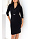 RINASCIMENTO Rinascimento dress with logo and charm BLACK