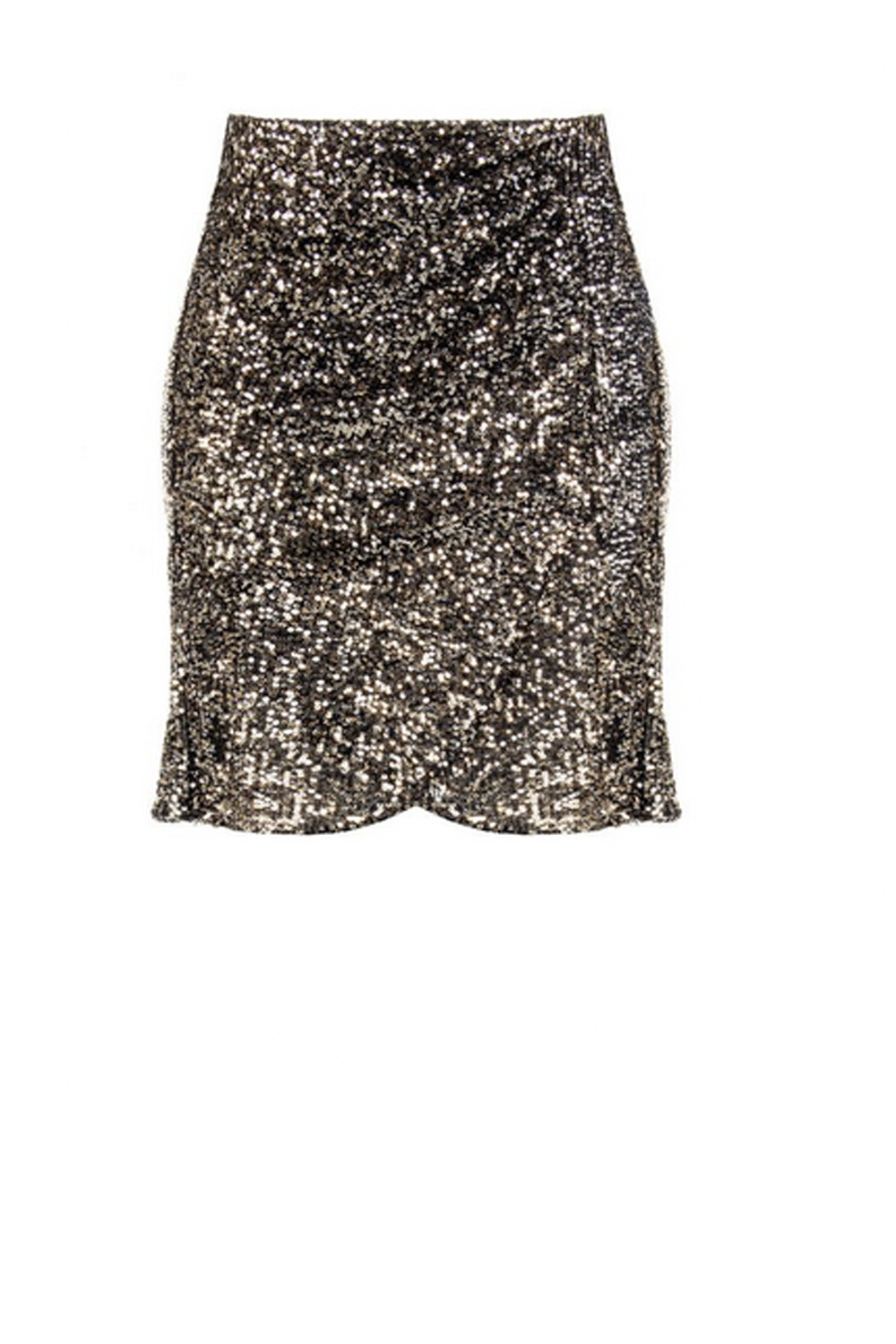 RINASCIMENTO Rinascimento glitter skirt Gold BROWN
